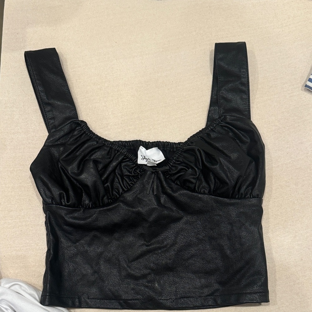 Stylish Black Crop Top